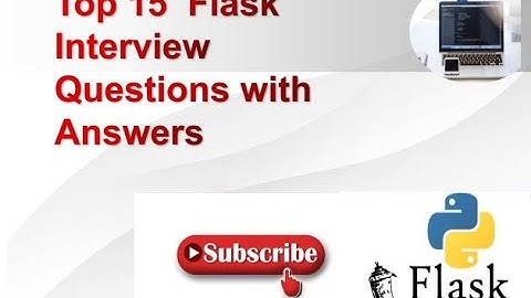 Top 15 most asked Flask Interview Questions #python #Flask
