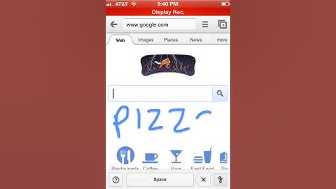 Google Handwrite on IPhone