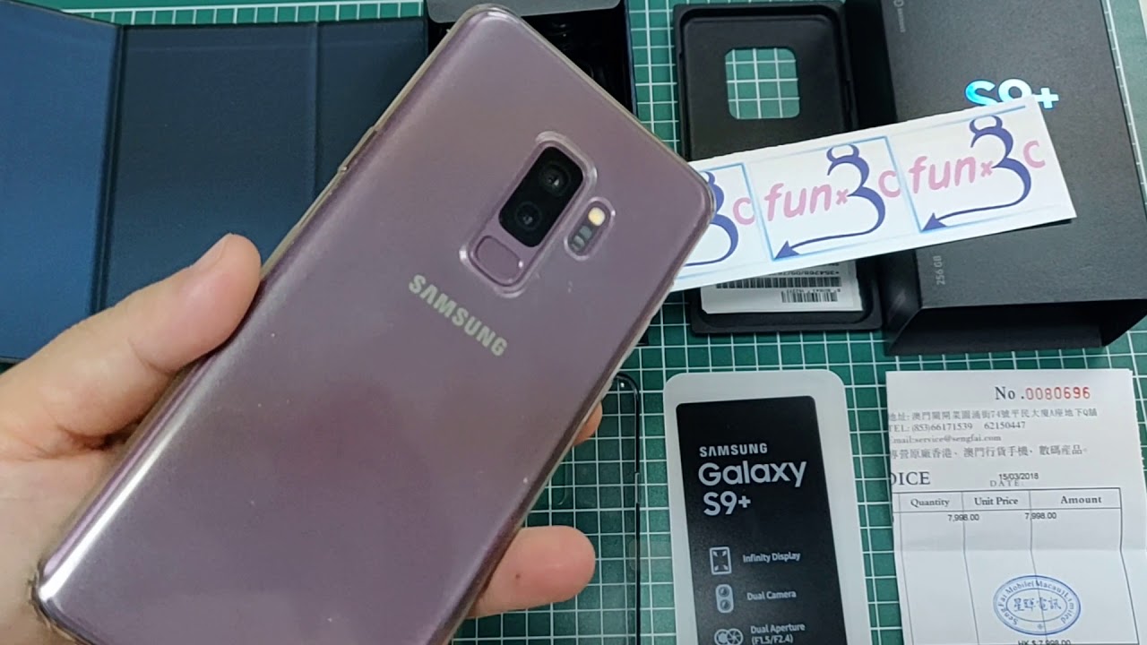 二手 中古 港版 三星s9 S9 Plus 256g 紫色 Youtube