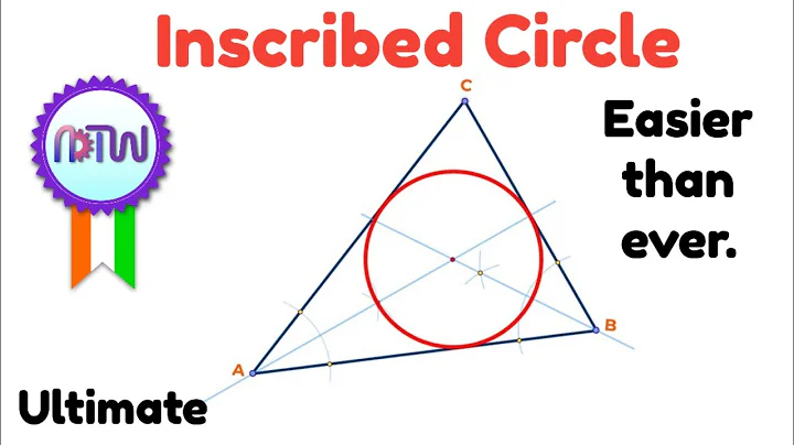 How to Inscribe a Circle Inside a Triangle: Step-by-Step Tutorial in Hindi