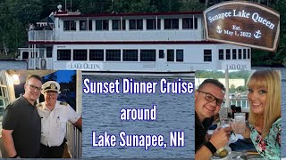 Sunapee Lake Queen Dinner Cruise at Sunset! Lake Sunapee, NH