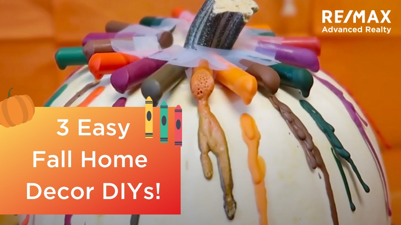 3 Easy Fall DoItYourself Home Decor Ideas! YouTube