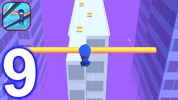 Roof Rails - All Levels Gameplay Walkthrough #09 (Android, iOS)