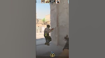 S1MPLE wallbang troll with DONK #cs2 #faceit #s1mple #donk