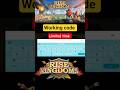 Rise of kingdom codes #riseofkingdoms  #shorts #code #rpg