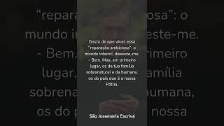 Frases de São Josemaría Escrivá ✝️ Gosto de que vivas essa “reparação ambiciosa”