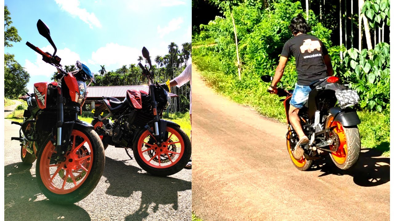 KTM Duke 200 vs KTM Duke 125 Comparision, Sound, Speed, Racing..!!!