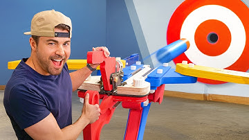 World’s Largest Nerf Crossbow! w/Jesser