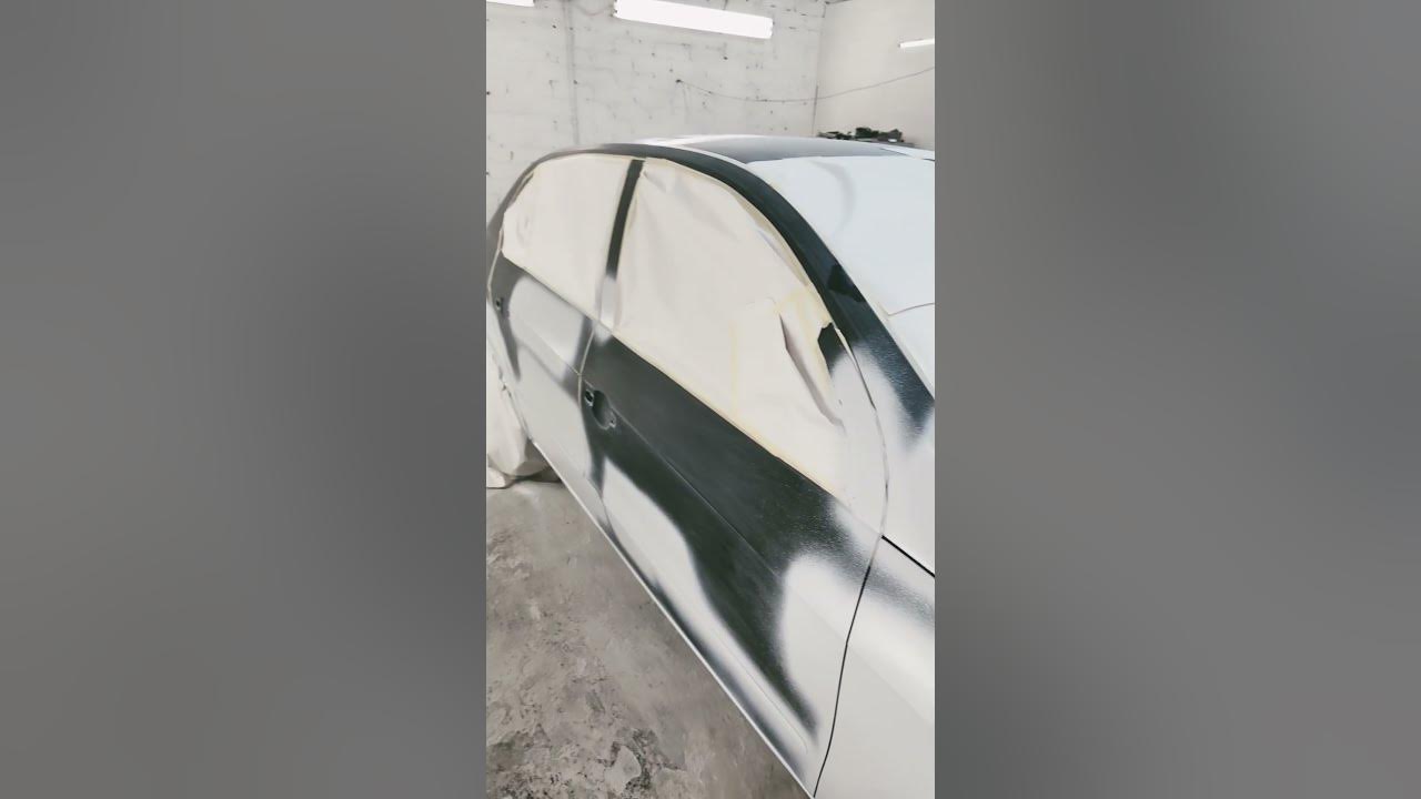 Cómo se pinta una pieza de auto color Blanco Perlado? COLOR TRICAPA 😦  Tutoriales Masters 