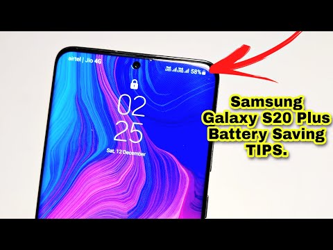 Samsung Galaxy S20 Plus Battery Saving Tips | Stop Battery Darin In S20+ | Extend Battery Of S20Plus