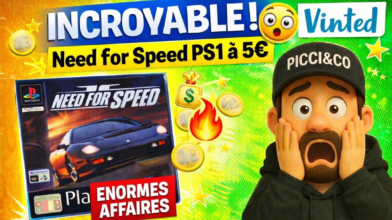 🔥Le fullset PS1 NFS complété pour 5€ seulement🔥
