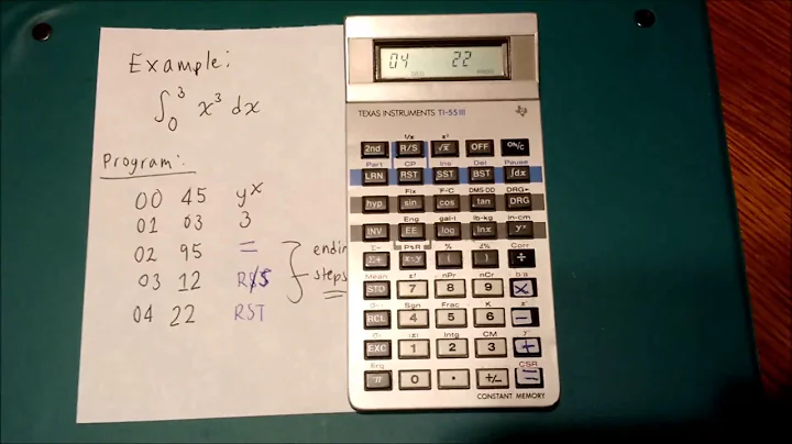 TI 55 III Integration Demo