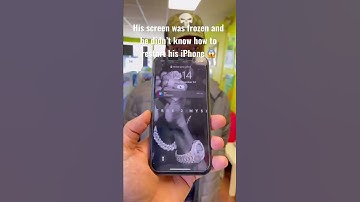 Screen is frozen ?Touch doesn’t work ? Here’s how you fix it 😉#shorts #apple #iphone13 #ios #iphone