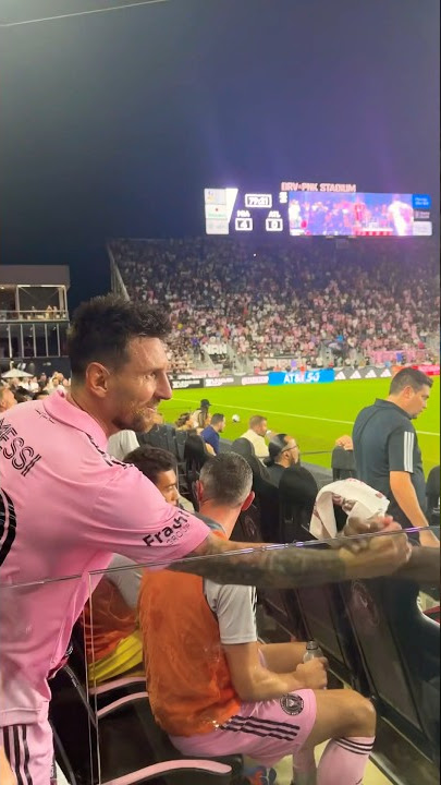 It’s all LOVE, Lionel Messi. Welcome to Miami. LET’S GO. ⚽️🏆