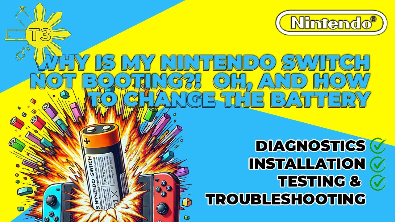 Why is my Nintendo Switch not booting?! Oh, and how to change the battery (V1/V2) - 2025