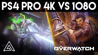 Overwatch PS4 Pro 4k vs 1080p Gameplay