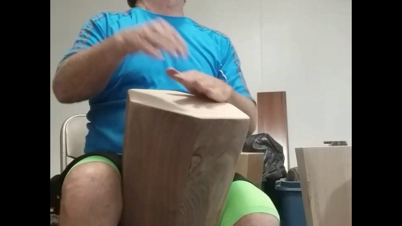 DMD Dana Maguire Drums Black Walnut ashiko cajon. 12