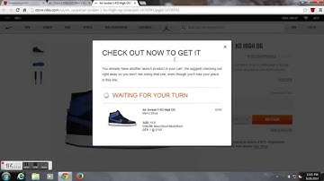 SneakerAutoBot, Jordan Retro 1 KO & Kobe 9 Mid EXT with countdown timer on Nike