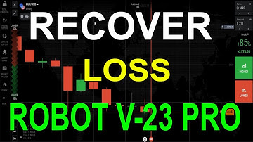 IQ Option Recover Loss with Robot V-23 Pro Tutorial || Binary Signals