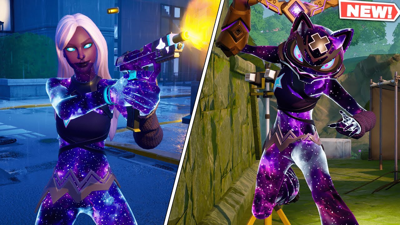 Fortnite Galactic Crossfade Skin GAMEPLAY! (Free Galaxy Cup Skin) YouTube