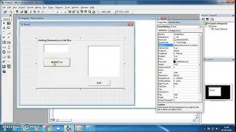 List box and Frame Controls in Visual Basic Part 2 | Learn Visual Basic |  Visual Basic 6.0 tutorial