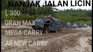 l 300 vs Gran Max Vs Mega Carry Vs All New Carry Nanjak on the Mud Climb