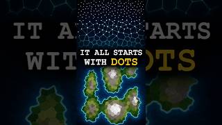 How Dots Become a Fantasy Map #fantasy #proceduralgeneration #voronoi #worldbuilding #terrain