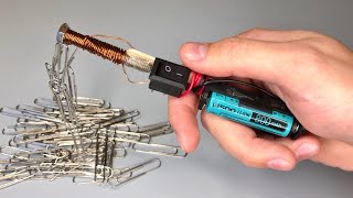 How to Make an Electromagnet - Science project for School
