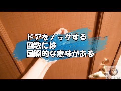 回数 ノック