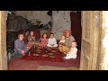 Eid underground  twins afghanistan village life in a cave