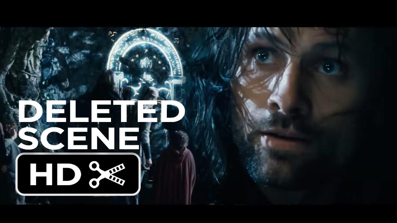 Aragorn Solves Moria Door Riddle | LOTR Deleted Scene - YouTube