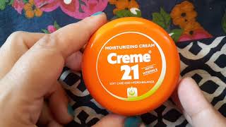 creme 21 moisturizing cream with vitamin e uses