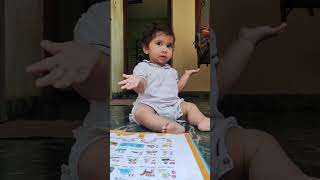 Arabic Alphabet song #learning #rua #cutebaby #9 month baby
