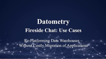 Data Warehouse Re-Platforming: Use Cases