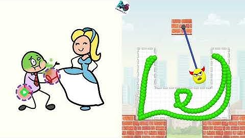 Help Me Tricky Puzzle vs Draw To Smash - Satisfying ASMR Gameplay Max Level