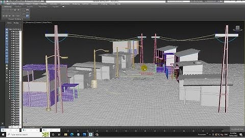 3DsMax Tutorials, Learn 3D Modeling a Low Poly Colony Houses from Scratch in 3dsmax (Part 5)