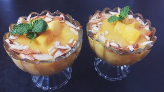 Mango custard recipe| easy & quick mango dessert|summer dessert
