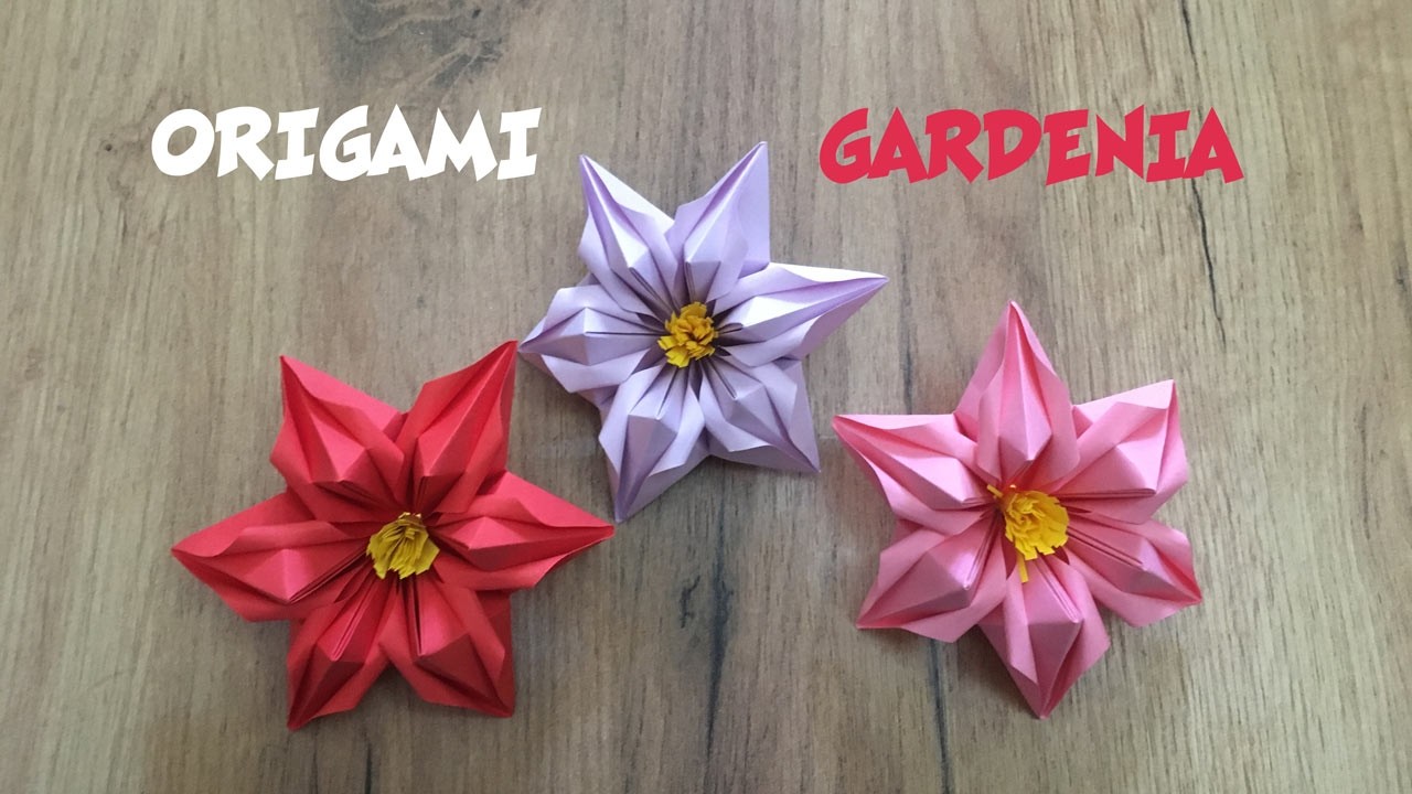 Beautiful Origami Gardenia | How to Make Paper Flower?