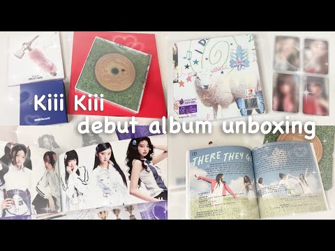 KiiiKiii Unboxing Video] So luxurious! Unboxing the debut album