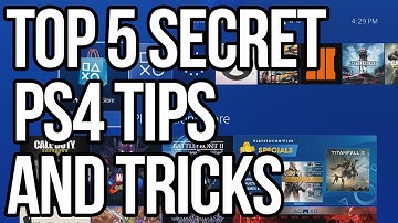 TOP 5 PS4 TIPS and TRICKS YOU PROBABLY DIDN