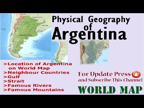 Physical Geography of Argentina / Physical Argentina / Physical Map of Argentina