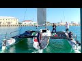 TRICKED OUT 30' Racing Trimaran FULL TOUR!!