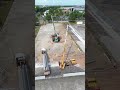 PHC piles unloading #bauprojekt #baumaschinen #baustelle #construction #precast #crane #krane