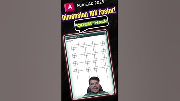 AutoCAD’s Hidden QDIM Trick 🚀 Dimension 10X Faster in Seconds!