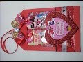 DIY~Cute Huge Valentine Candy Bar Tag Using D.T. Materials & Cardboard!