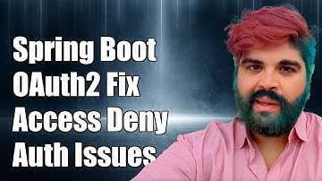 Spring Boot OAuth2 Access Denied: Fixing Anonymous User Authentication Issues