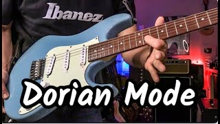 Video thumbnail of "Super Simple Dorian MODE - Music Theory - Guitar Lesson"