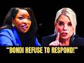 Heated Hearing Moment, Lawmaker Slams Pam Bondi for Refusing to Respond