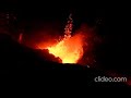 Imágenes grabadas por un videoaficionado lanzaroteño del volcán de La Palma