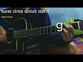 SURAT CINTA UNTUK STARLA CHORD GITAR PALING MUDAH